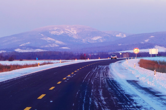 雪原公路