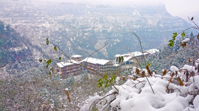 雪景 黃連河
