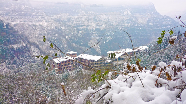 雪景 黄连河