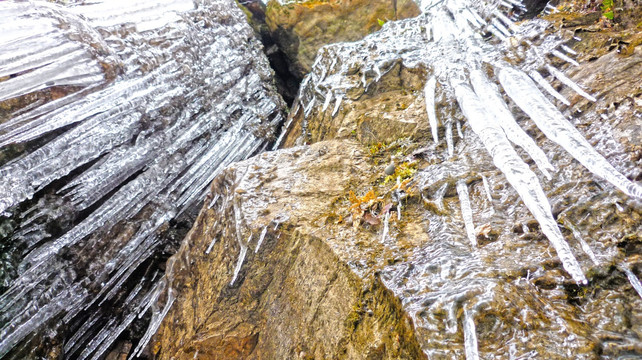 冰瀑 冰掛 黃連河
