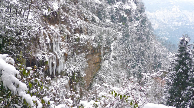 雪景 黄连河