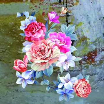 花 無(wú)框畫