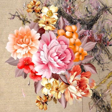 花 無(wú)框畫