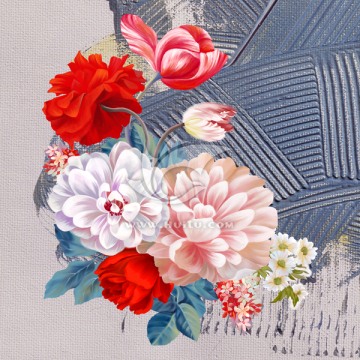 花 無框畫