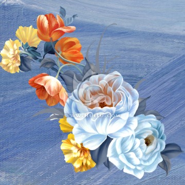 花卉油畫