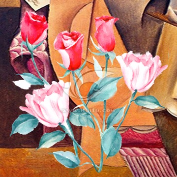 花 無(wú)框畫
