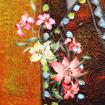 花 油畫
