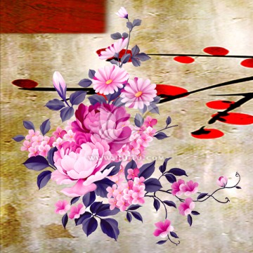 花 無框畫