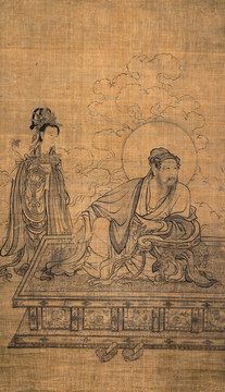 李公麟 維摩居士像 未分層