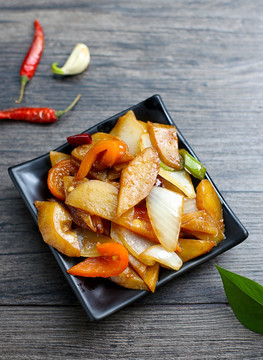 青椒土豆片
