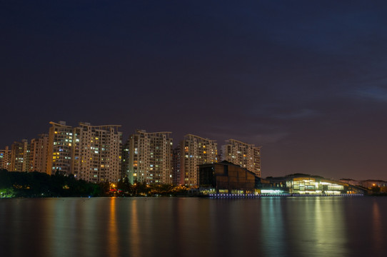 青浦图书馆夜景