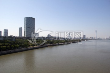 琶洲会展中心珠江沿岸风景