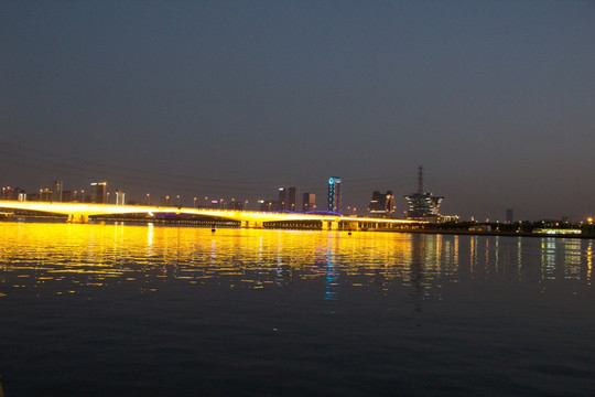 广州华南大桥夜景