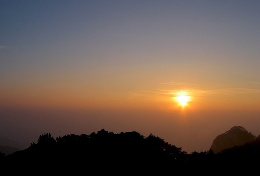 黄山日出