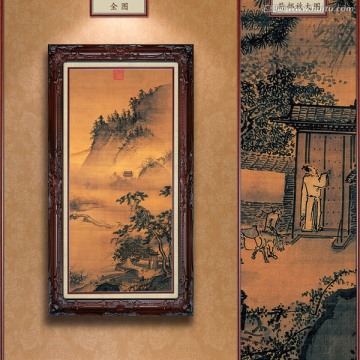 春游晚歸圖 未分層