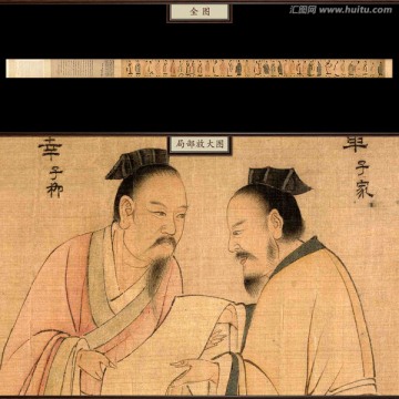 孔子弟子像卷 未分層