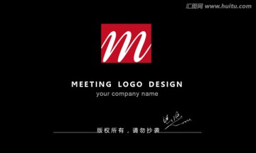 字母M標(biāo)志