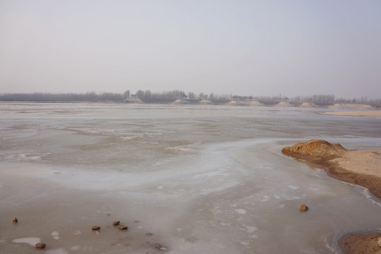冰封黄河