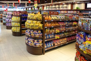 超市 超市内景 进口商品