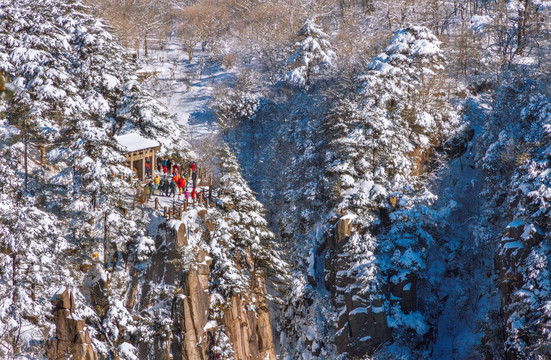 黄山雪景