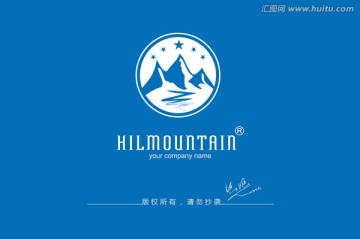 城市logo 山水logo