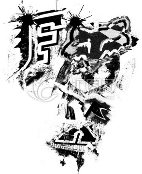 破碎泥點 字母