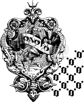 雙獅老人 盤龍 字母