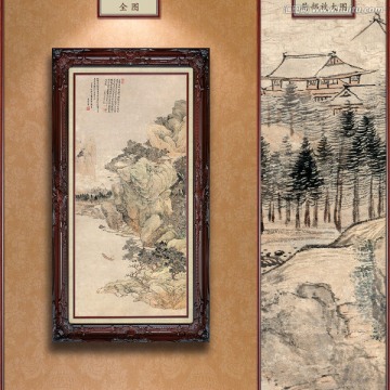 王翚 唐寅詩意圖 未分層