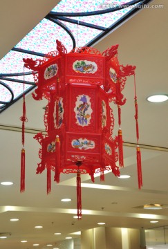 中式特色红灯笼