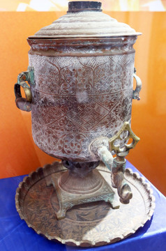 藏族铜烧水炉