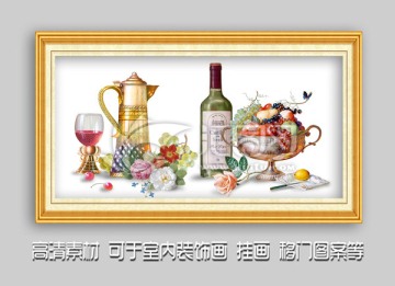 水果裝飾畫