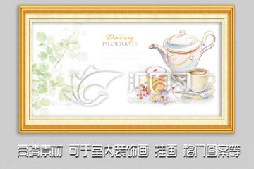 油畫餐具