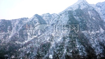 兴隆村雪景 雪山