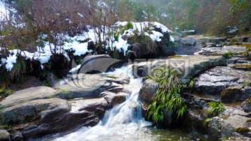 山泉 白练溪水