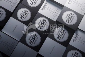 黑色簡約大氣企業(yè)通用名片設(shè)計