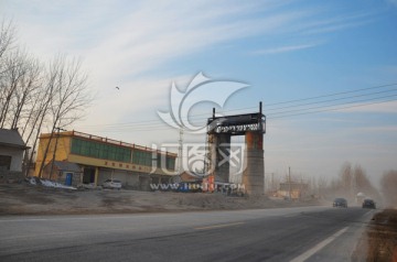 鄉村建筑工地