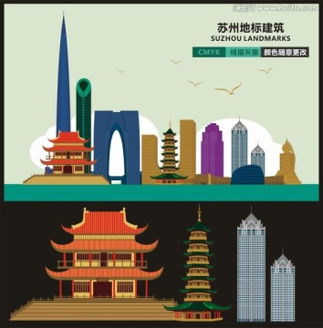 蘇州地標(biāo)建筑