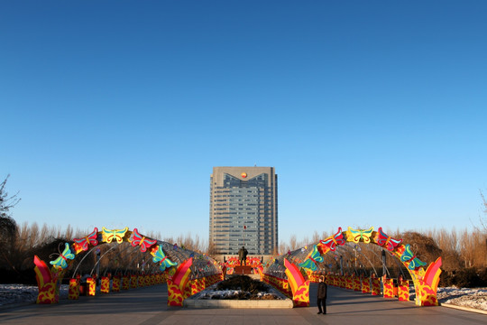 节日亮化 新年 花灯 正月十五