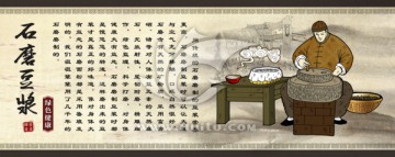石磨豆?jié){海報