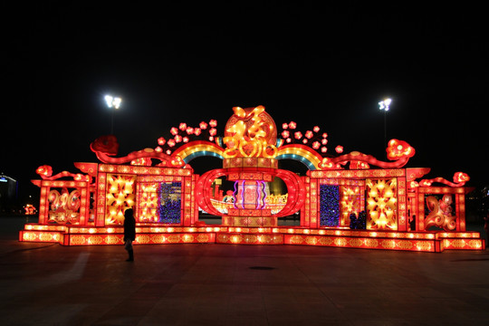 节日亮化 新年 花灯 正月十五