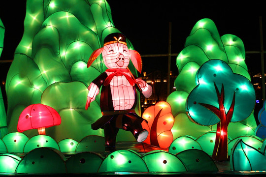 节日亮化 新年 花灯 正月十五