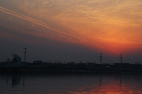 夕阳 晚霞