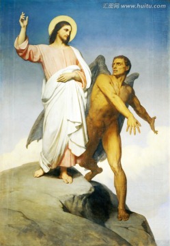 耶稣宗教人物油画