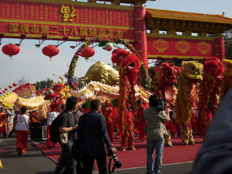 牛年花市舞狮