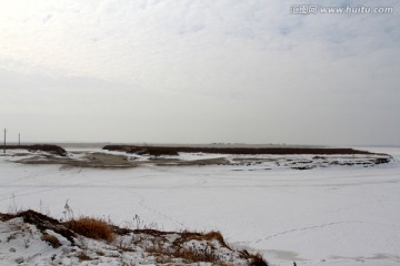 千里冰封 萬里雪飄 大江 冰雪