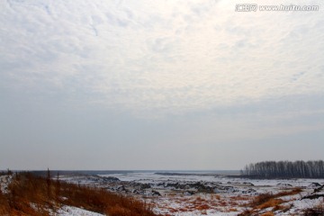 千里冰封 萬里雪飄 大江 冰雪