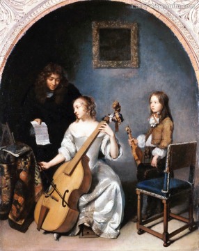 古典音乐人物油画