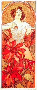 阿爾豐斯穆夏繪畫藝術(shù)作品