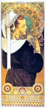 阿爾豐斯穆夏繪畫(huà)藝術(shù)作品