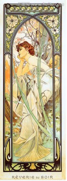 阿爾豐斯穆夏繪畫藝術(shù)作品